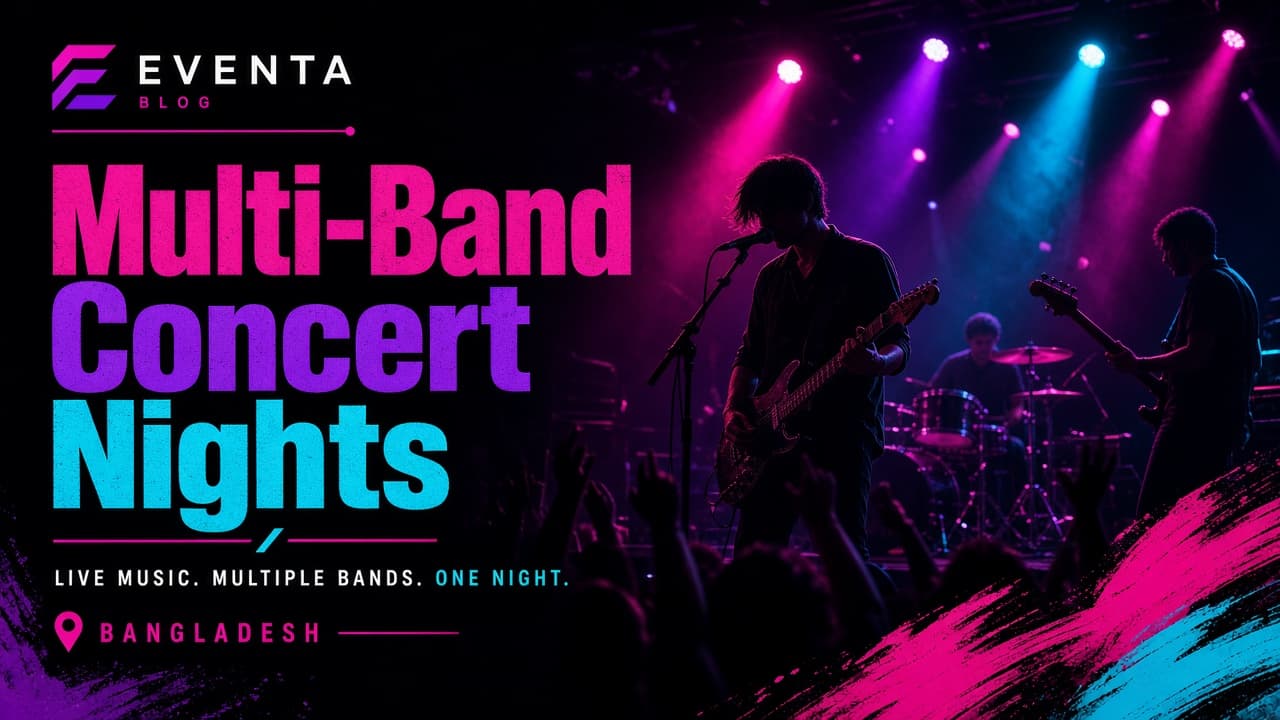 Multi-Band Concert Nights in Bangladesh 2026: How to Package Tickets That Convert